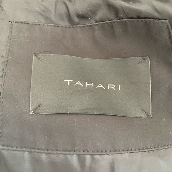 TAHARI BLACK WINTER COAT - Picture 12 of 15